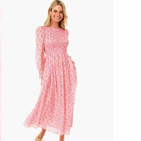 NWT BANJANAN FLICKER DRESS TWIST FLOWER PEONY Size XXL